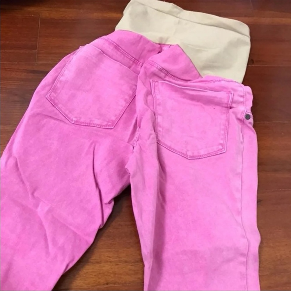 Motherhood Maternity pink jeans
